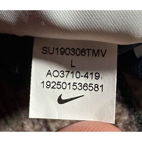 Nike Dri Fit On Field Blue Orange Denver Broncos Polo Shirt Men's Large Dri-Fit - Picture 12 of 12